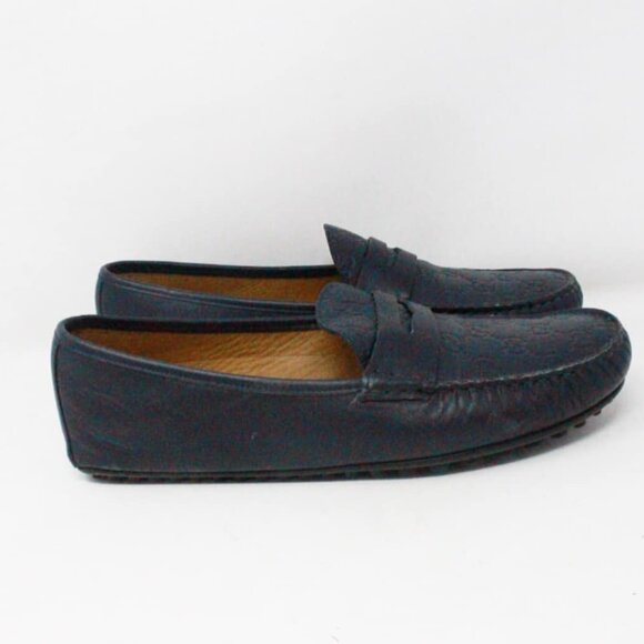 Gucci #50223 Men\'s Interlocking Loafers Size 10.5 main image 4